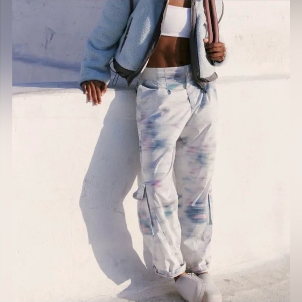 Free People FP Movement Mesmerize Me Tie Dye Baggy Oversized Pants